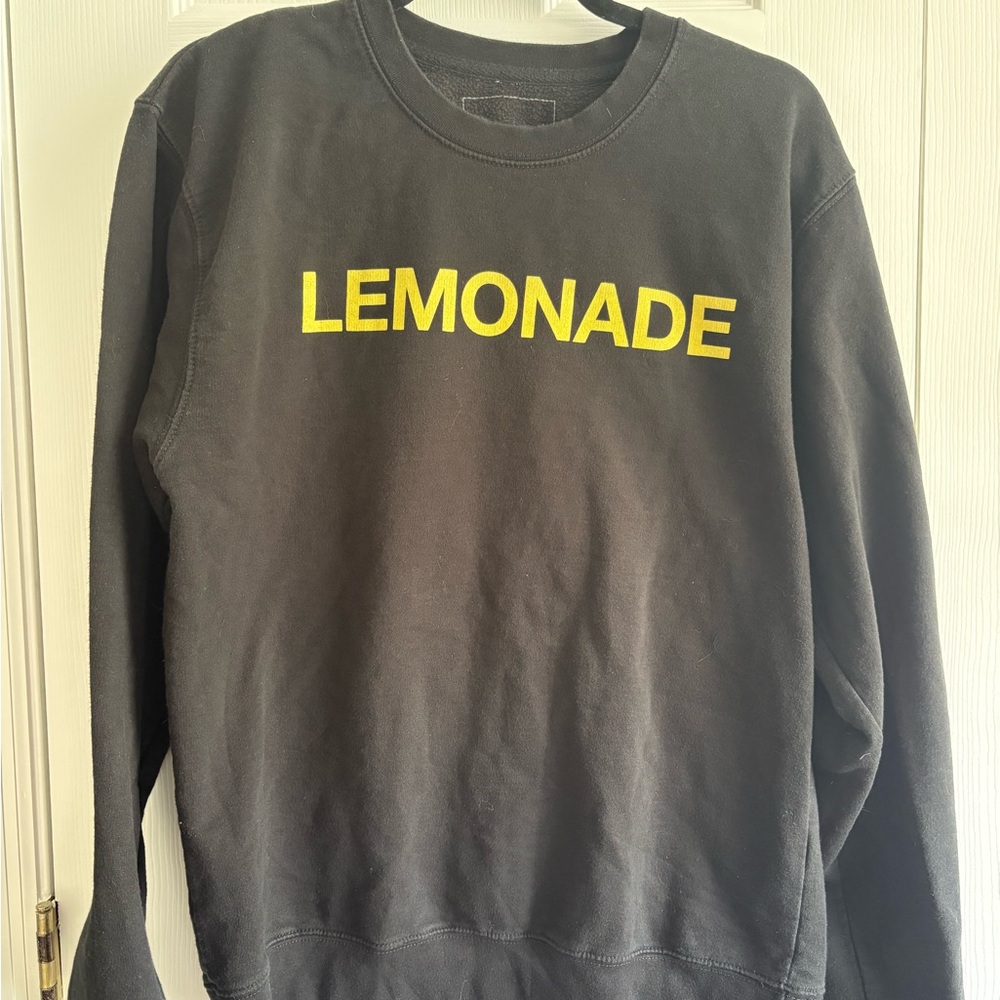 Beyonce LEMONADE Black Crewneck Sweatshirt -